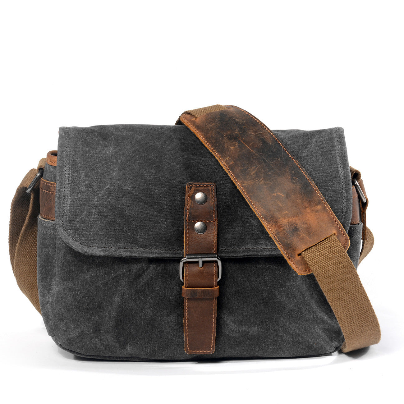 Waterproof Oil Wax Canvas Professional Micro Slr Camera Bags