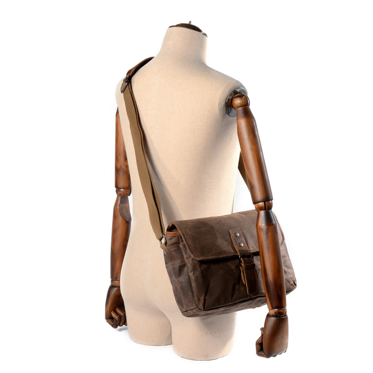 Waterproof Oil Wax Canvas Professional Micro Slr Camera Bags