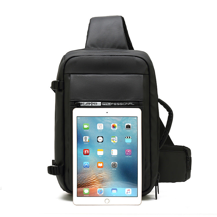 Korean Style Large Capacity Stylish Versatile Oxford Men's Chest Bags
