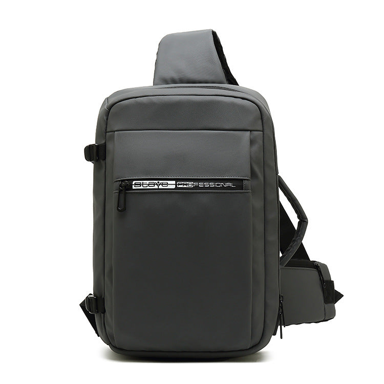 Korean Style Large Capacity Stylish Versatile Oxford Men's Chest Bags