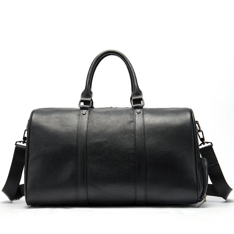 Men's Leather Short-distance Large Capacity Moving For Business Travel Bags