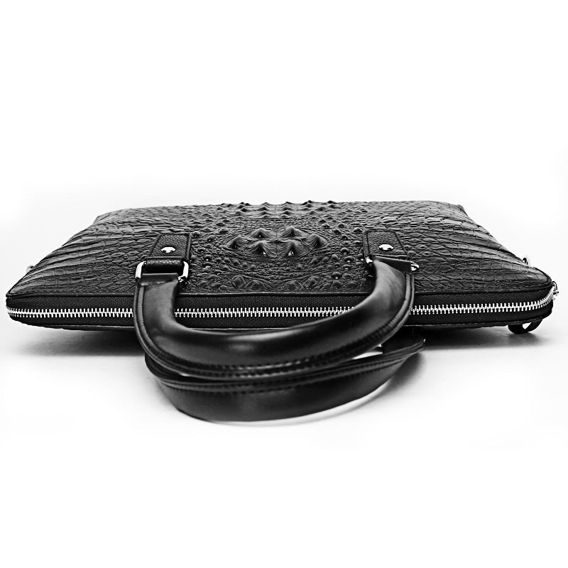 Men's Business Leather First Layer Cow Computer Men's Handbags