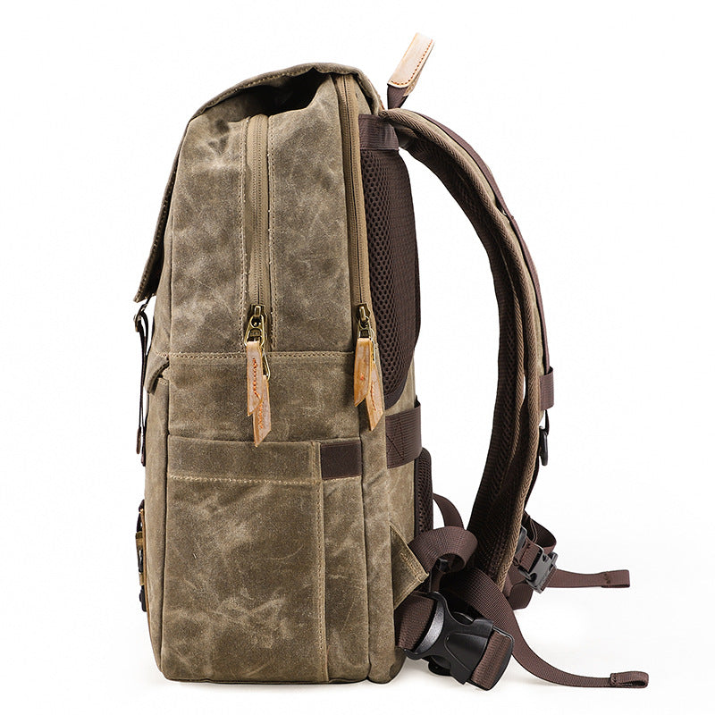 C. Cotton Retro Graphy Waterproof Canvas Bags