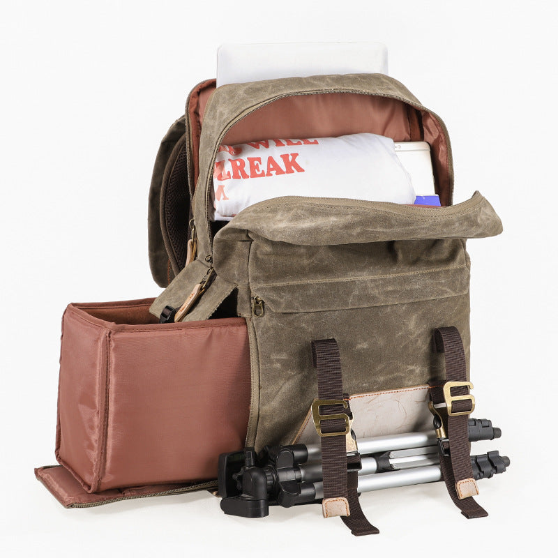C. Cotton Retro Graphy Waterproof Canvas Bags