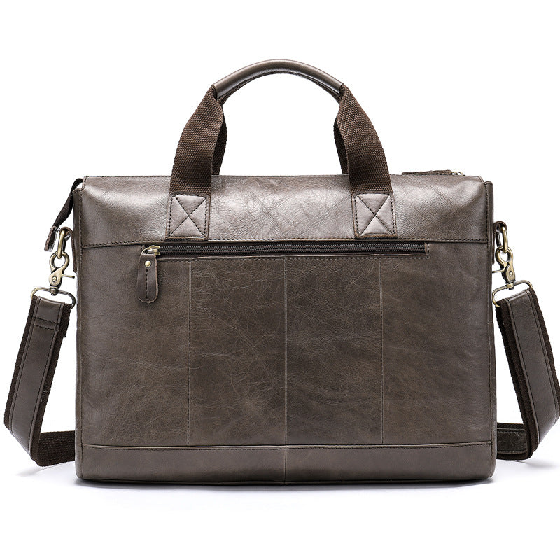 Men's First Layer Cowhide Computer Business Men's Briefcases