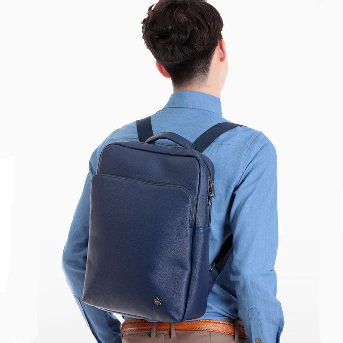 Men's Lychee Pattern Leather Daily Leisure Office Men's Shoulder Bags