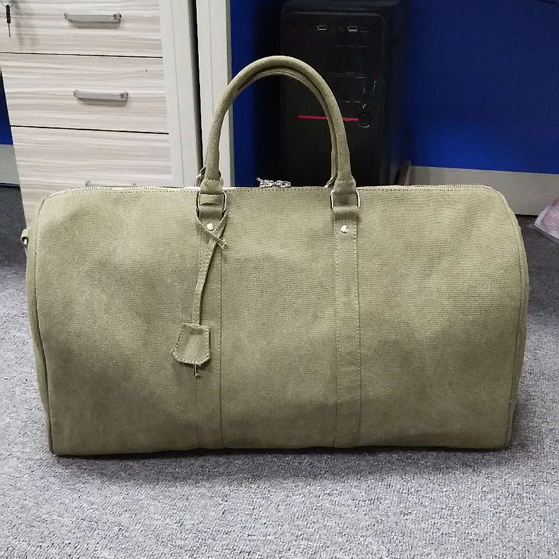 Retro Fashion Army Green Canvas Portable Travel Bags