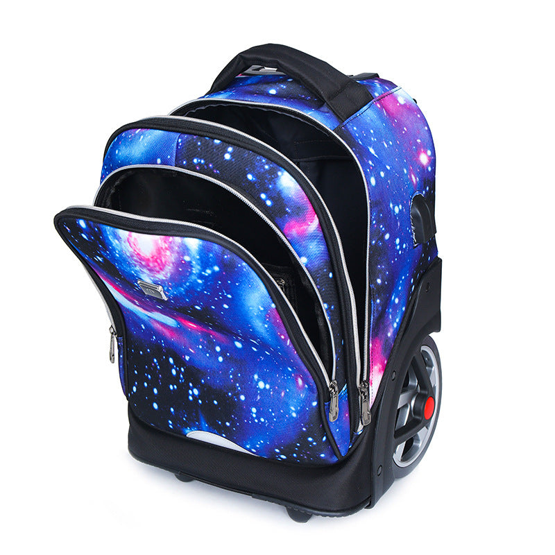 Korean Style Flow Printed Large Capacity Travel Bags