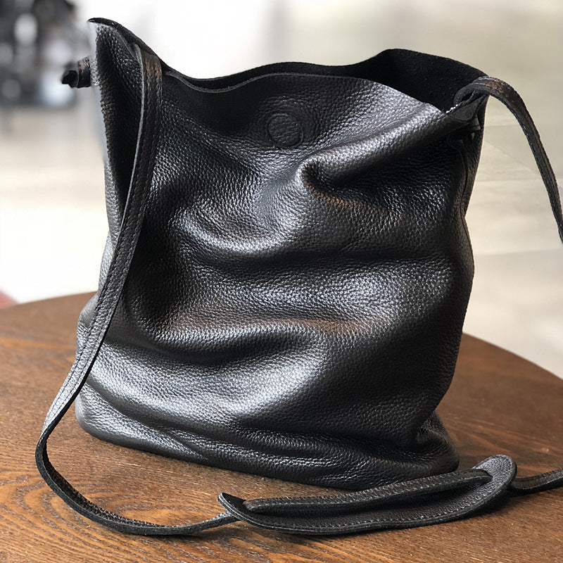 Women's Capacity First Layer Cowhide Soft Leather Crossbody Bags