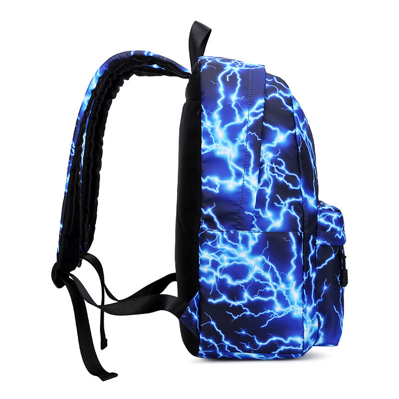 Three-piece Set Unisex Korean Style Printed Starry Elementary School Students' Schoolbags