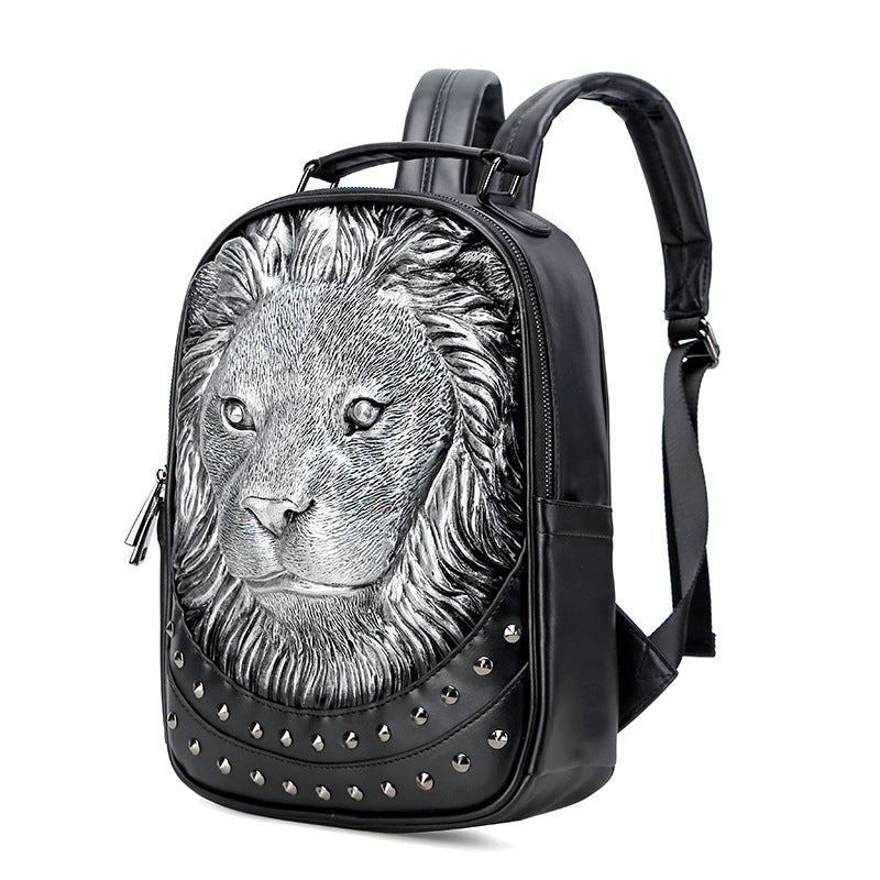 Lion Surface Large Capacity Fashion Leisure Backpacks