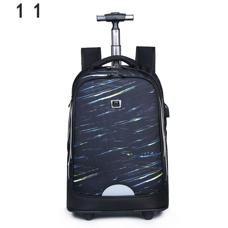 Korean Style Flow Printed Large Capacity Travel Bags