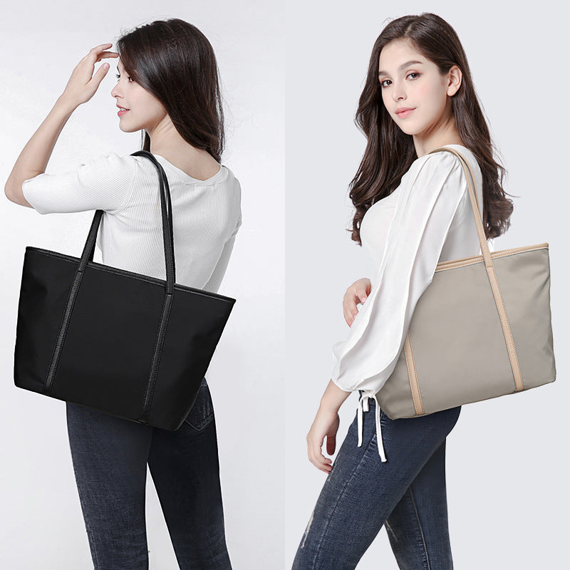 Female Fashion Large Portable Capacity Nylon Bags