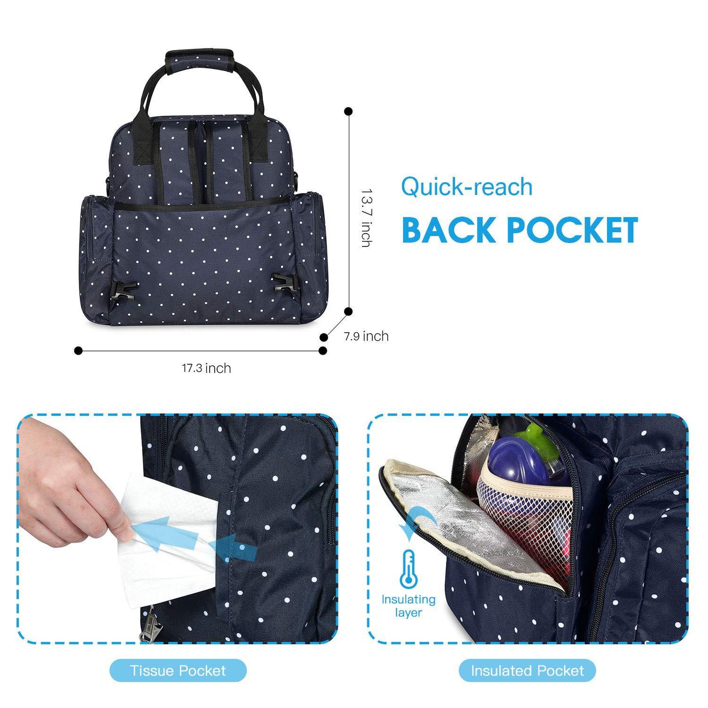 Fashion Large Capacity Mom Out Storage Bags
