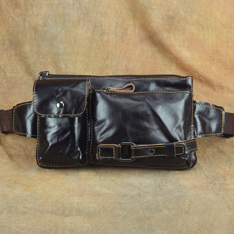 Women's & Men's & Leather Retro Oily Mobile Bags
