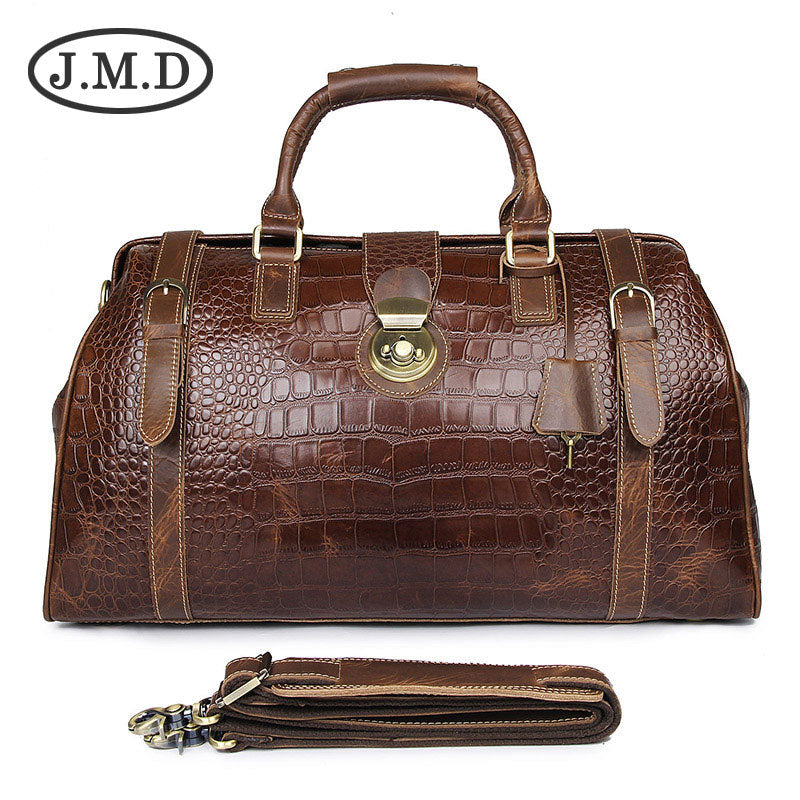 Personality Leather Large Capacity Crazy Horse Travel Bags