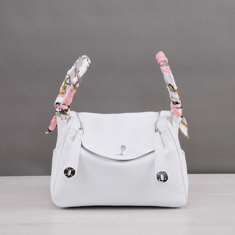 Women's Medicine Box Big Quality First Layer Leather Handbags