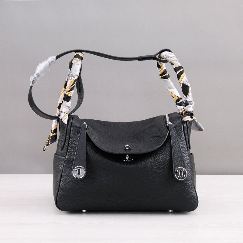 Women's Medicine Box Big Quality First Layer Leather Handbags