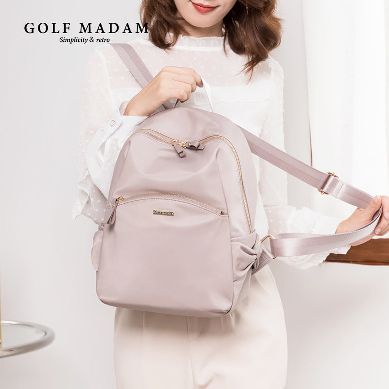 Women's Korean Fashion Canvas Nylon Fashionable Oxford Backpacks