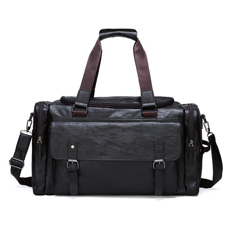 Women's & Men's & Large Capacity Leather Portable Travel Bags