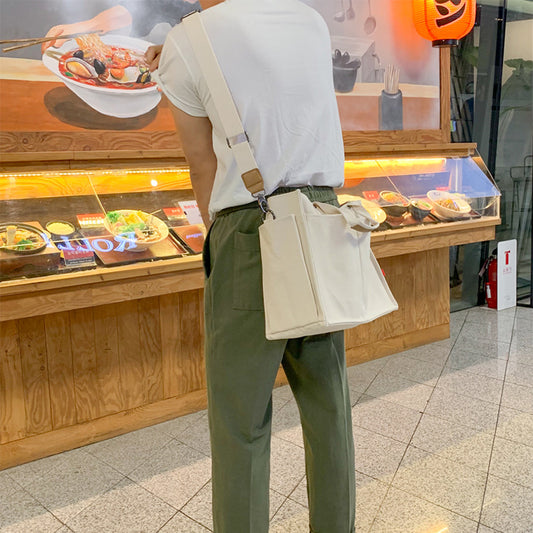 Women's & Men's & Canvas Large Capacity Fashion Men's Handbags