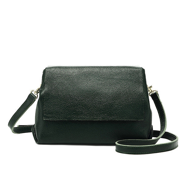 Women's Genuine Leather Fashion Soft Cowhide Simple Crossbody Bags