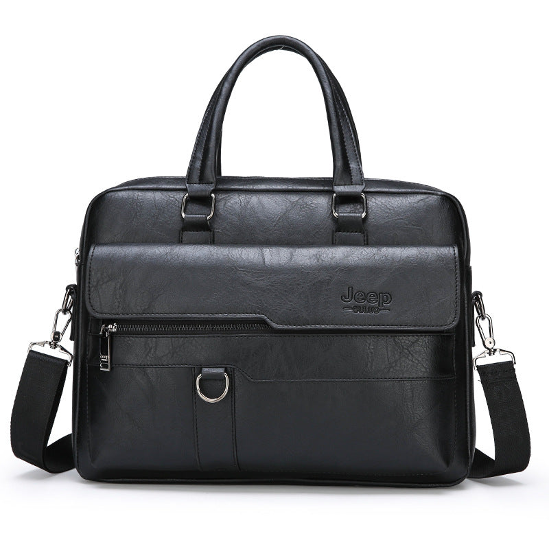 Men's Versatile Business Horizontal Thickened Fashion Men's Briefcases