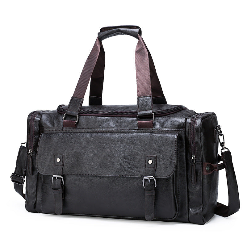 Women's & Men's & Large Capacity Leather Portable Travel Bags