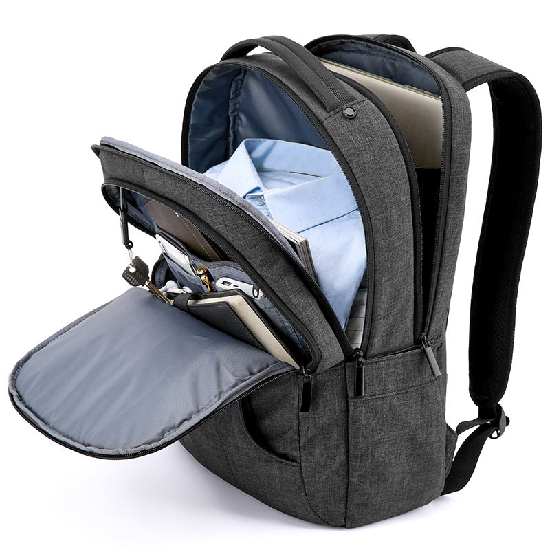 Men's Waterproof Oxford Cloth Business Commute Computer Backpacks