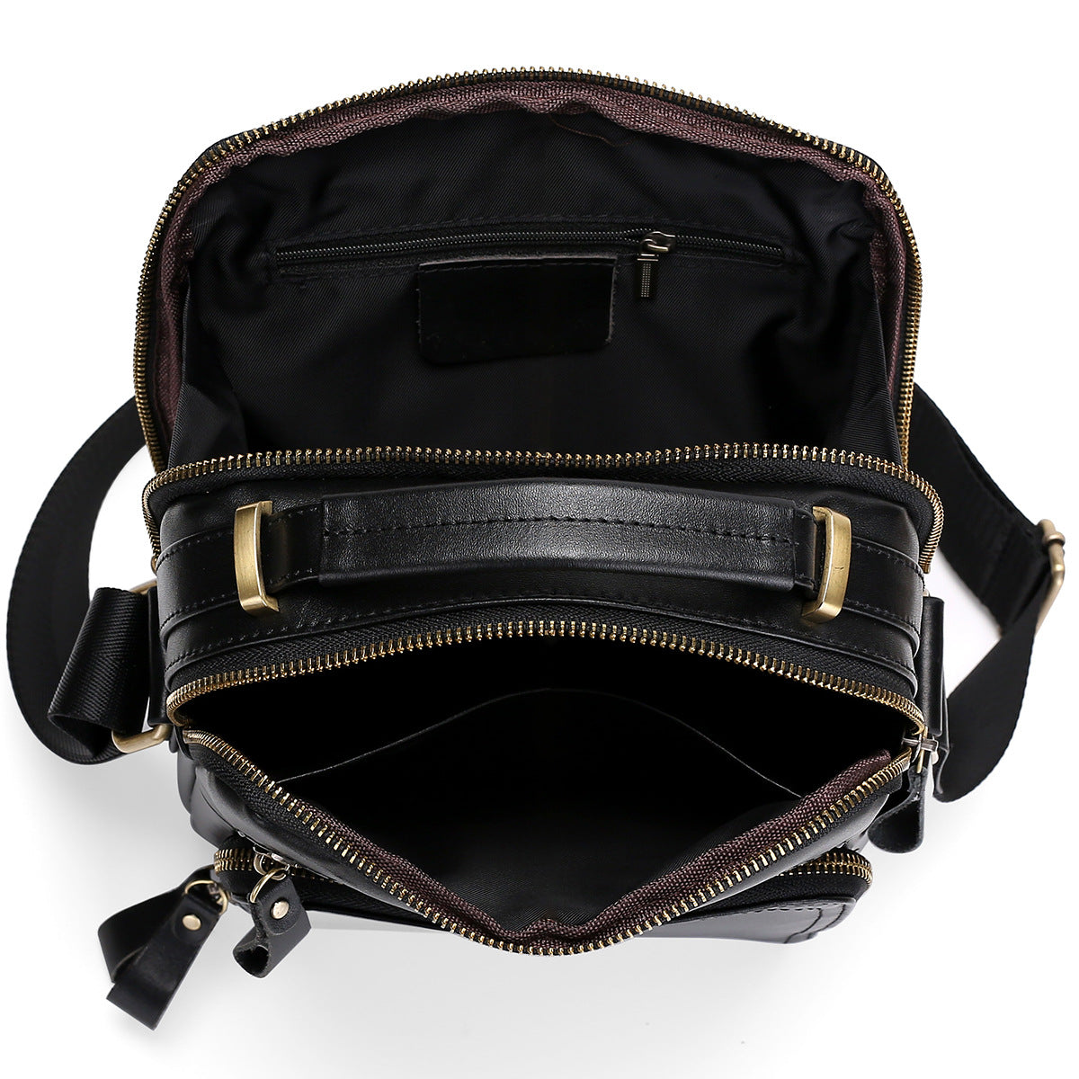 Men's Leather Fashion First Layer Cowhide Men's Messenger Bags