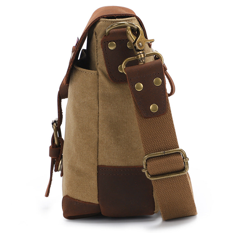 Men's Unique Canvas Vintage Stylish Portable Men's Messenger Bags