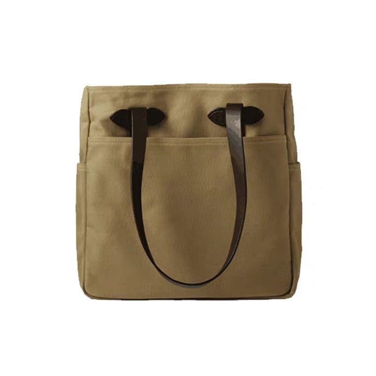 Men's Retro American Portable Waterproof Thick Canvas Men's Shoulder Bags
