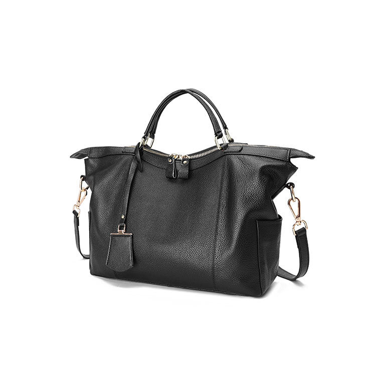 Women's Genuine Leather First Layer Cowhide Large Handbags