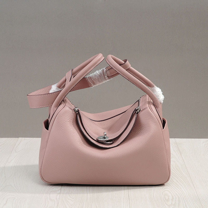 Women's Medicine Box Big Quality First Layer Leather Handbags