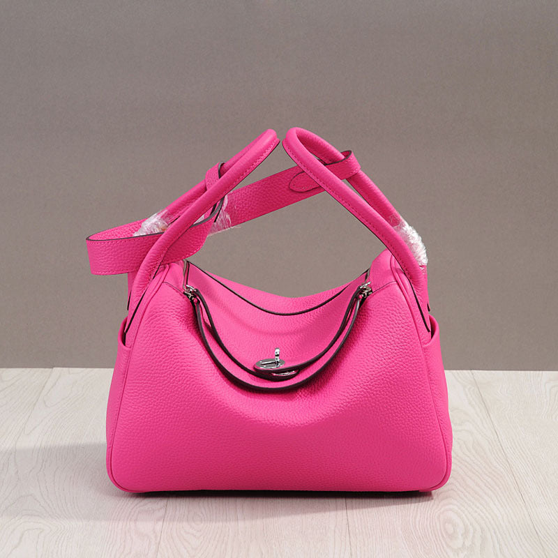 Women's Medicine Box Big Quality First Layer Leather Handbags
