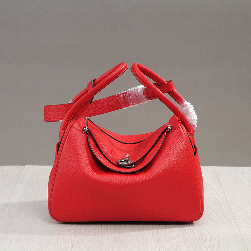 Women's Medicine Box Big Quality First Layer Leather Handbags
