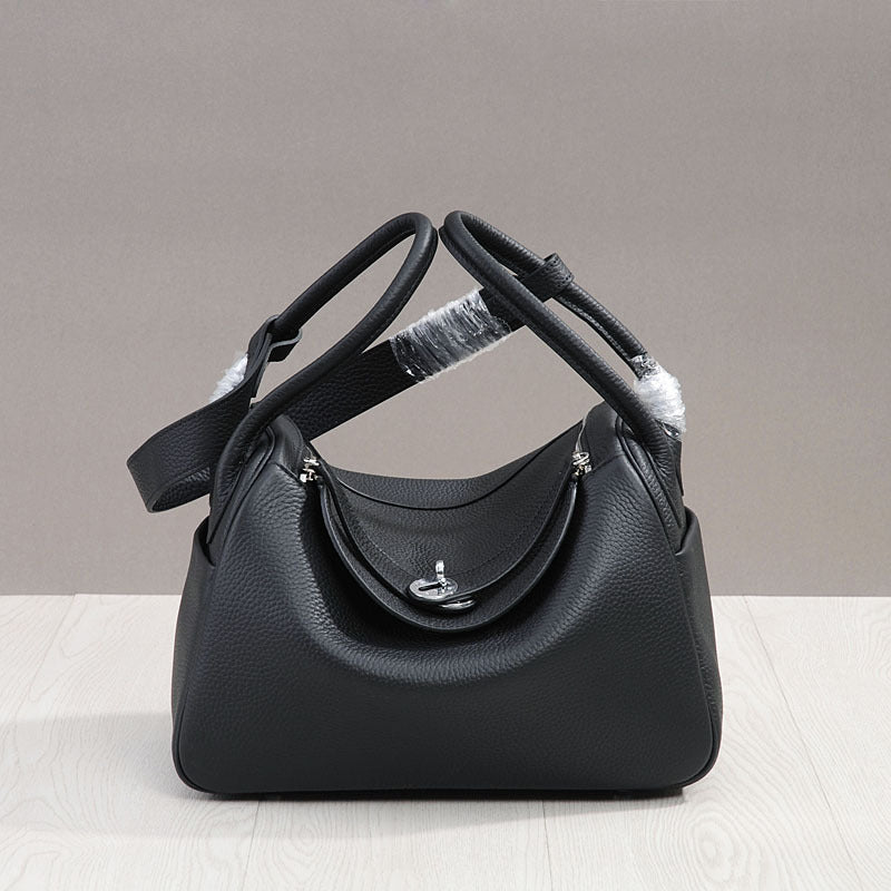 Women's Medicine Box Big Quality First Layer Leather Handbags