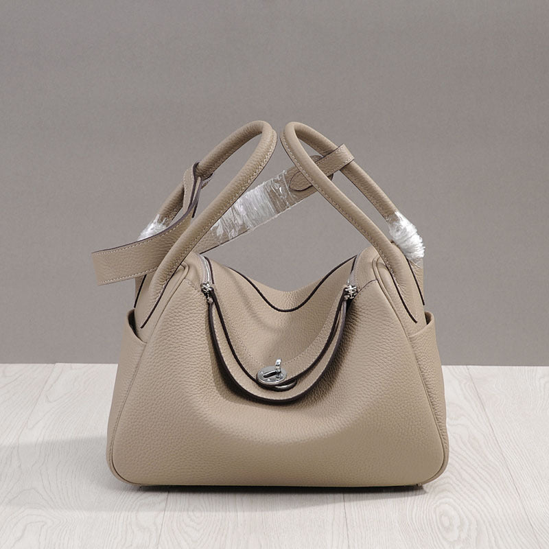 Women's Medicine Box Big Quality First Layer Leather Handbags