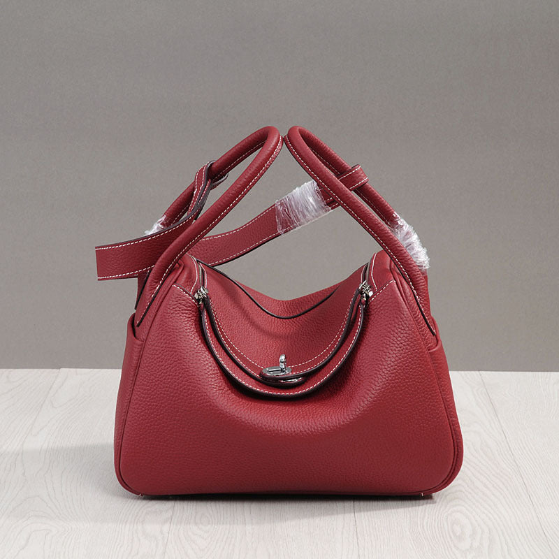 Women's Medicine Box Big Quality First Layer Leather Handbags