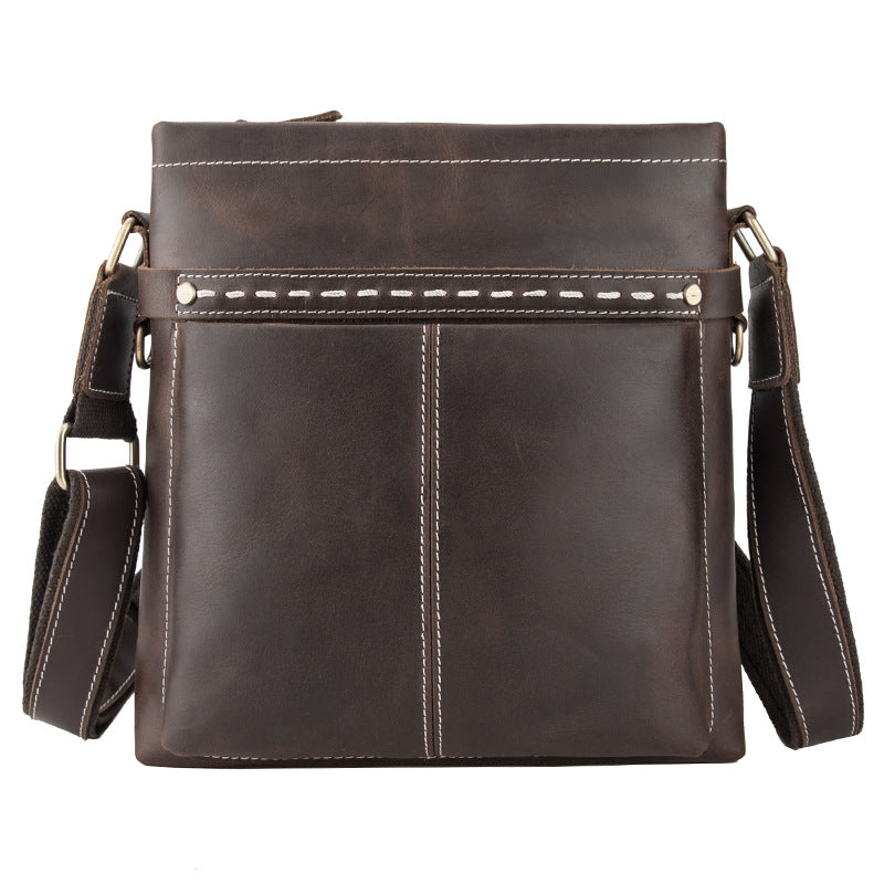 Men's Genuine Leather First Layer Cowhide Business Korean Men's Shoulder Bags