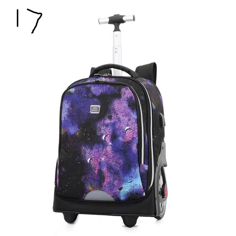 Korean Style Flow Printed Large Capacity Travel Bags