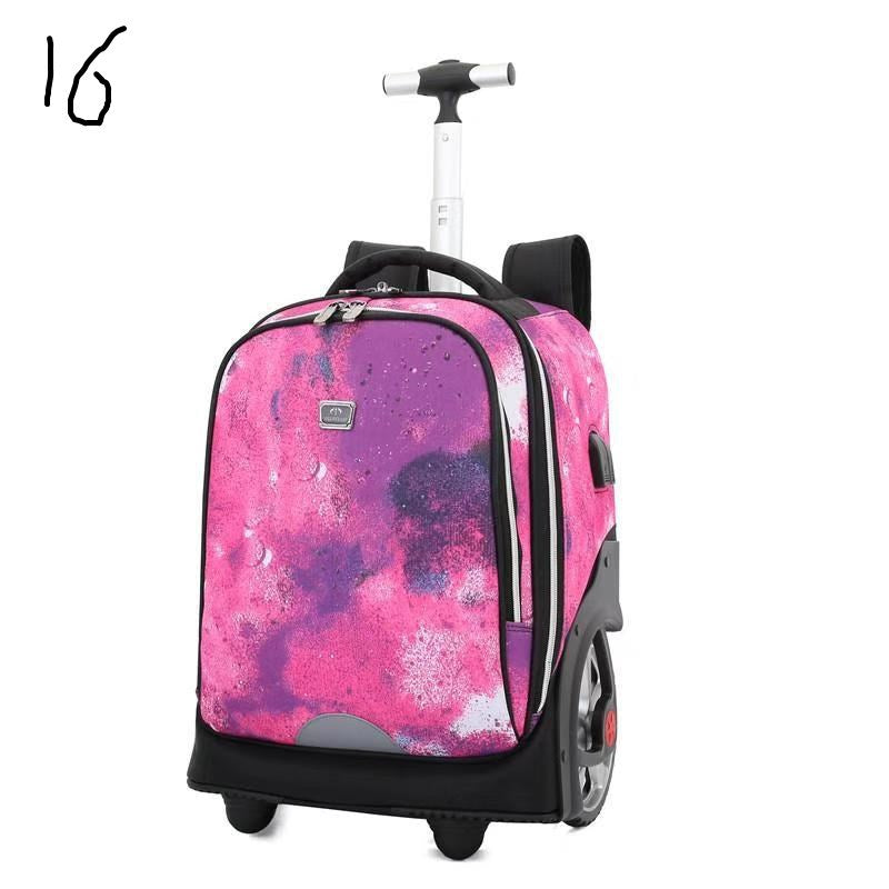 Korean Style Flow Printed Large Capacity Travel Bags