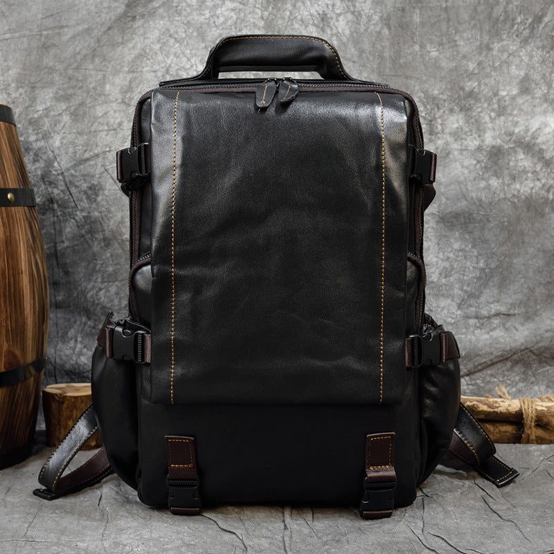 Women's & Men's & Clearance Vintage First Layer Cowhide Backpacks