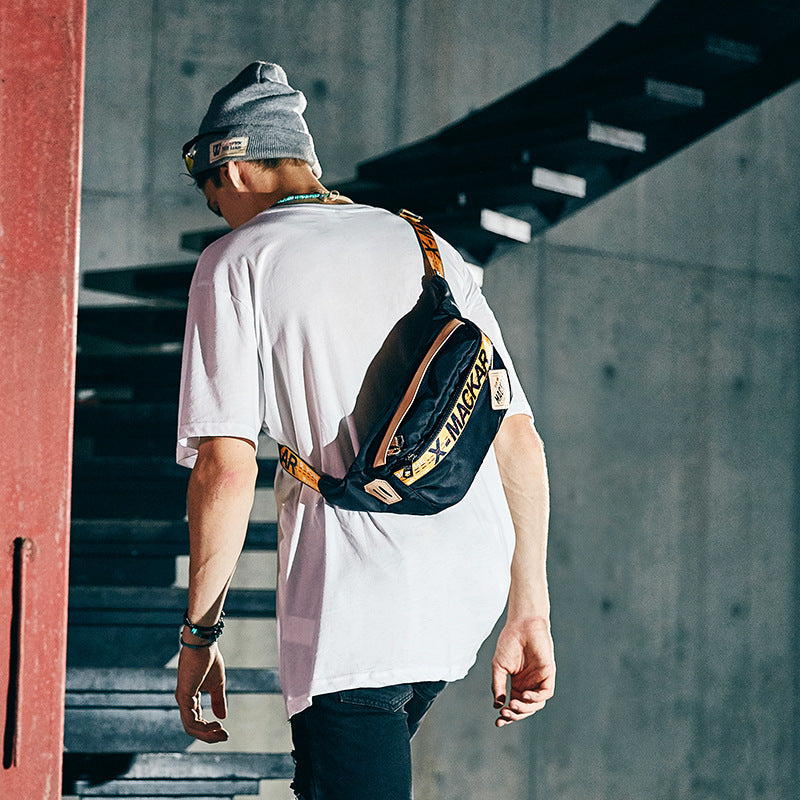 City Saddle Document Trendy Female Male Men's Chest Bags
