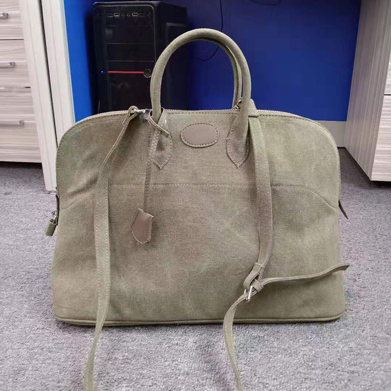 Women's Fashion Classic Retro Canvas Shell Iti Handbags