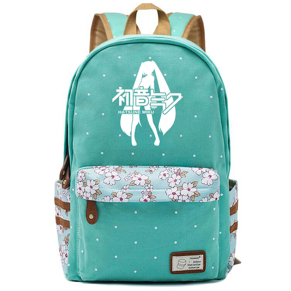 Popular Elegant Fashion Virtual Music Printing Middle School Students' Schoolbags