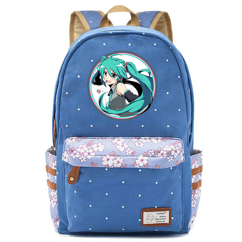 Popular Elegant Fashion Virtual Music Printing Middle School Students' Schoolbags
