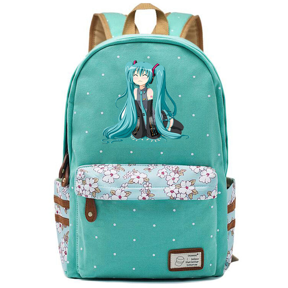 Popular Elegant Fashion Virtual Music Printing Middle School Students' Schoolbags