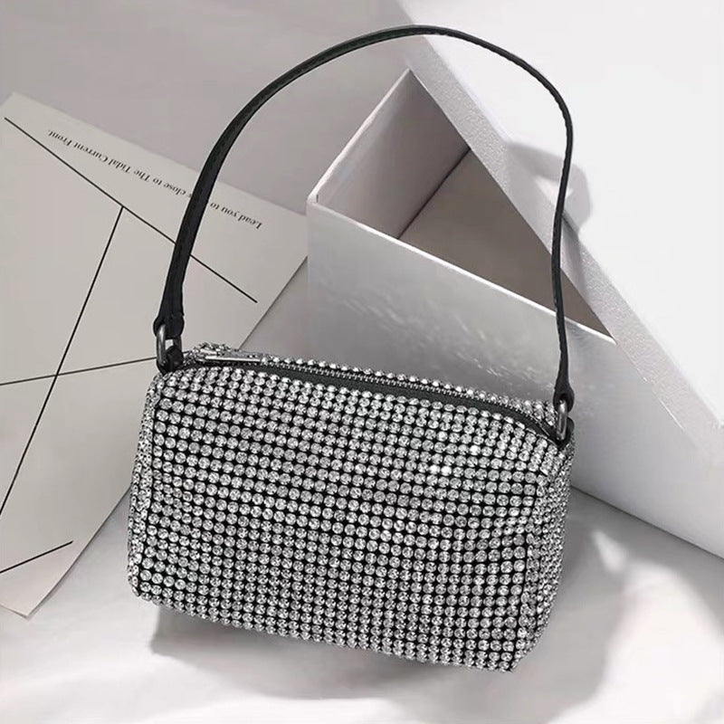 Women's Hand Carrying Full Diamond Rhinestone Portable Bags