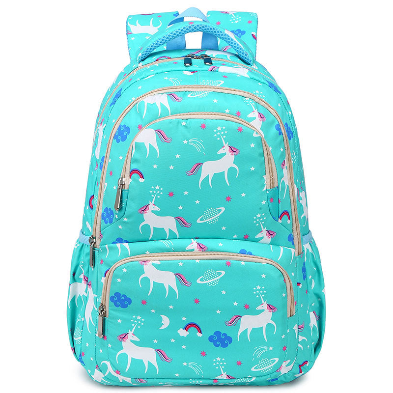 Primary Unicorn Nylon Large Capacity Super Elementary School Students' Schoolbags